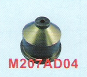 M207AD04 | Mitsubishi Water Nozzle (Black) With Groove 4 Ø