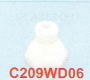 C209WD06 | Charmilles Water Nozzle 6 Ø X 33L